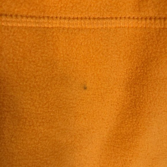 Lands End Yellow Quarter Zip Fleece Size Medium - Picture 4 of 5